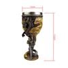 Nordic Dragon Goblet Stainless Steel Beer Mug Creative Viking Wine Cup  Man