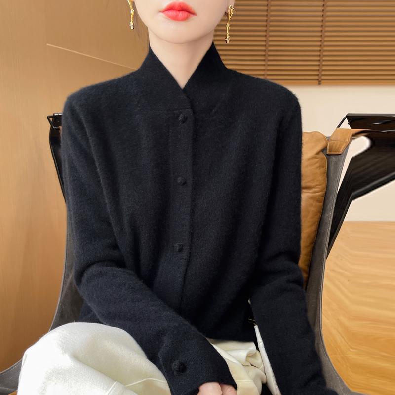 Женский кашемировый свитер Qinghe кашемир 30% кашемир 70% шерсть осенне-зимний кашемировый пуловер мягкий и теплый