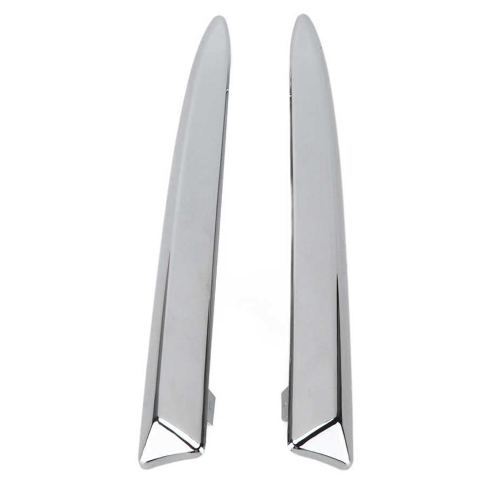 Пара молдингов решетки радиатора переднего бампера для Fiat 500 2007-2015