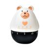 Temp Bear Timer, a Cute Bear Timer with No Batteries Required, a Small Digital Kitchen Timer with a Rotating Bear-shaped Mechanical Timer, Perfect for
