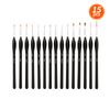 15pcs Professional Detail Paint Brushes Set Miniature Fine Tiny Artist Brushes Nylon Hair Wooden