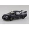 Aoshima Bunka Kyozai 1/32 Scale The Snap Kit Series Nissan R34 Skyline GT-R Midnight Purple III Pre-Colored Plastic Model Kit 11-C