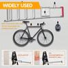 Garage Heavy Duty Metal Hook Organizer Steel Wall Mount Anti-slip Bicycle Hanger Hooks Ladders Bulky Items Storage Garden Tool