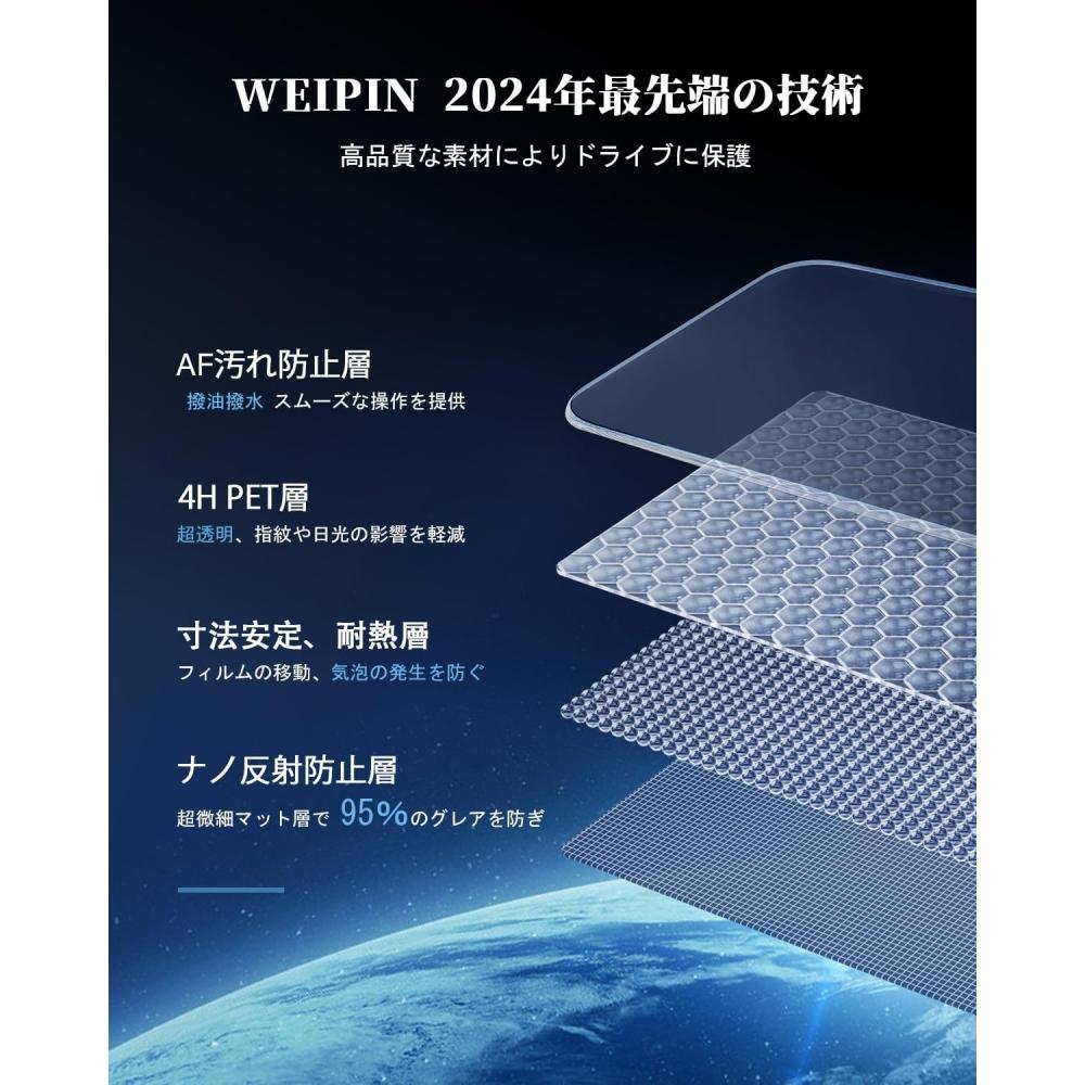Weipin 10,5-дюймовый Ультрапрозрачный Антибликовый Высокочувствительный Сенсорный 2 шт. для 4