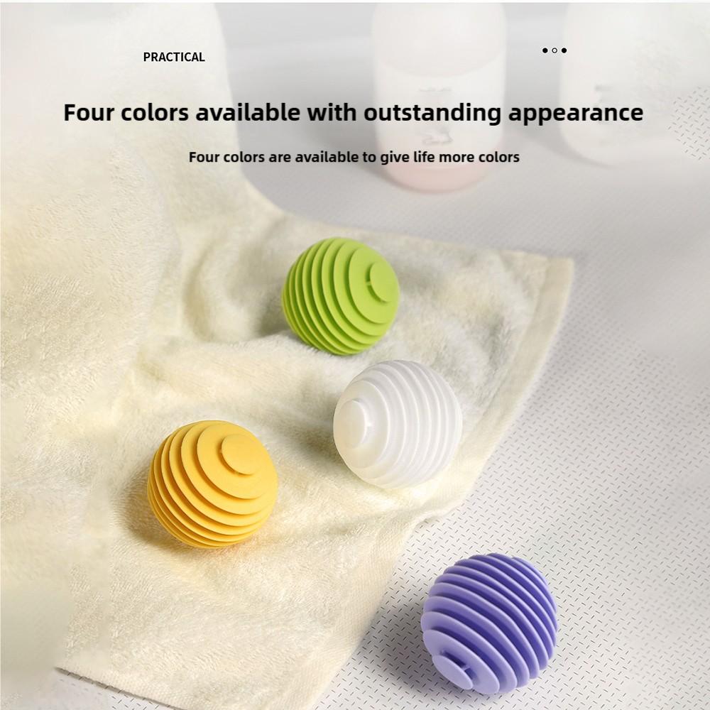 3PCS Reusable Magic Laundry Balls Anti Static TPR Soft Anti-Winding Clothes Cleaning Tools (Mixed Color)