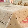 Winter Milk Velvet Bed Cover Padded Sheet Thickened Sandwich Cotton Bed Cover Underlayment