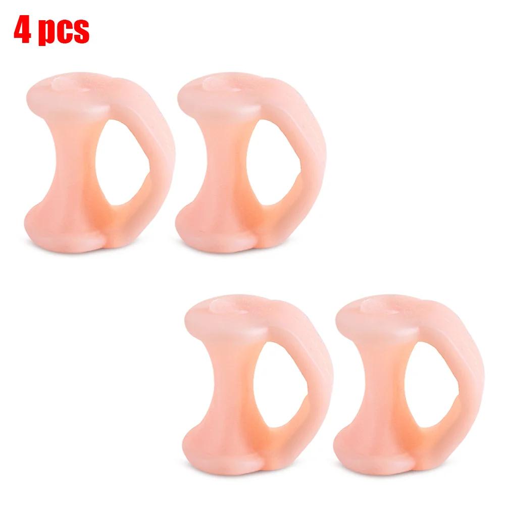 Toe Silicone Bunion Corrector Guard Foot Care Orthopedic Toe Separators Finger Toe Separator Correction Pad Foot Care Tool