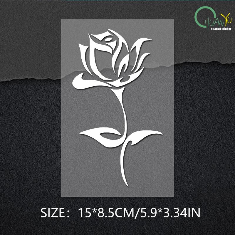 Beautiful A Rose Dead Vinyl Decal Car Sticker Waterproof Auto Decors For Truck Bumper Rear Window Laptop