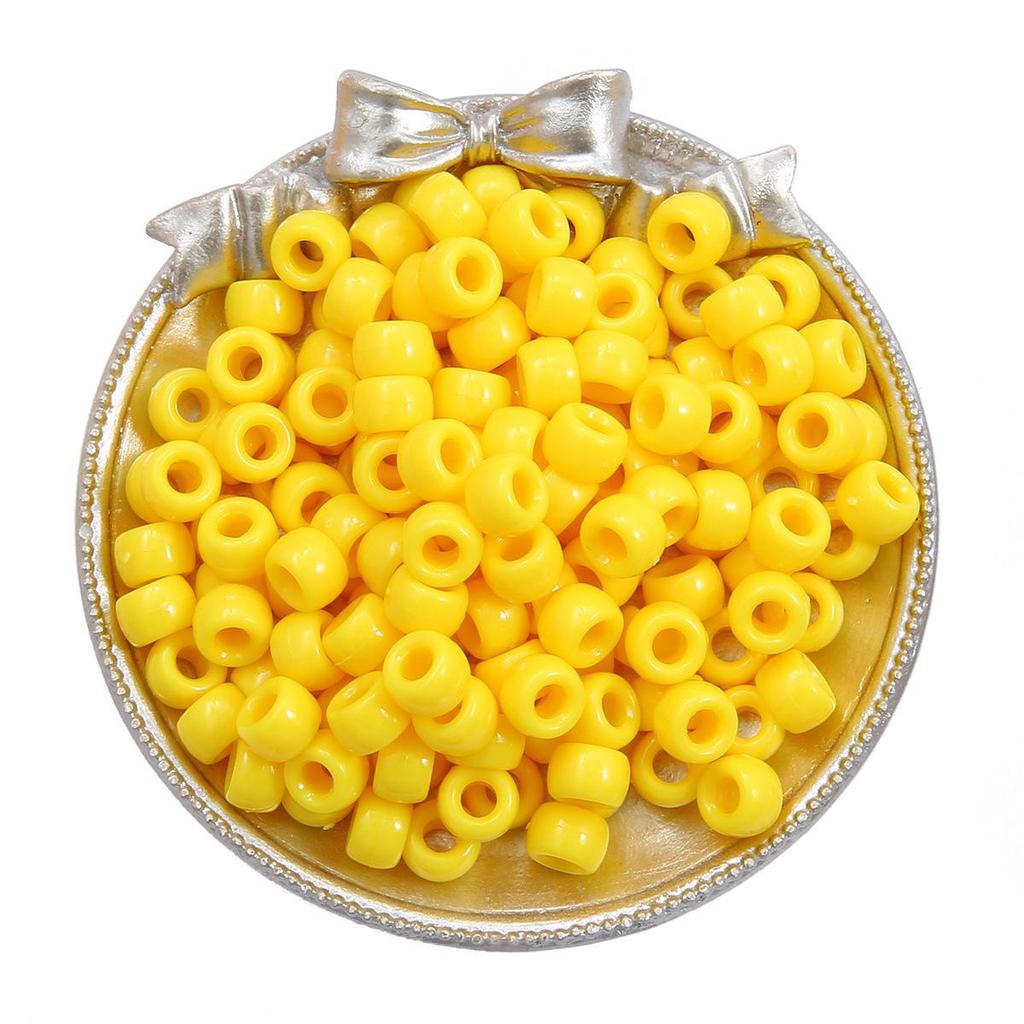 Акриловые бочкообразные бусины с большим отверстием 9x6 мм для изготовления браслетов своими руками