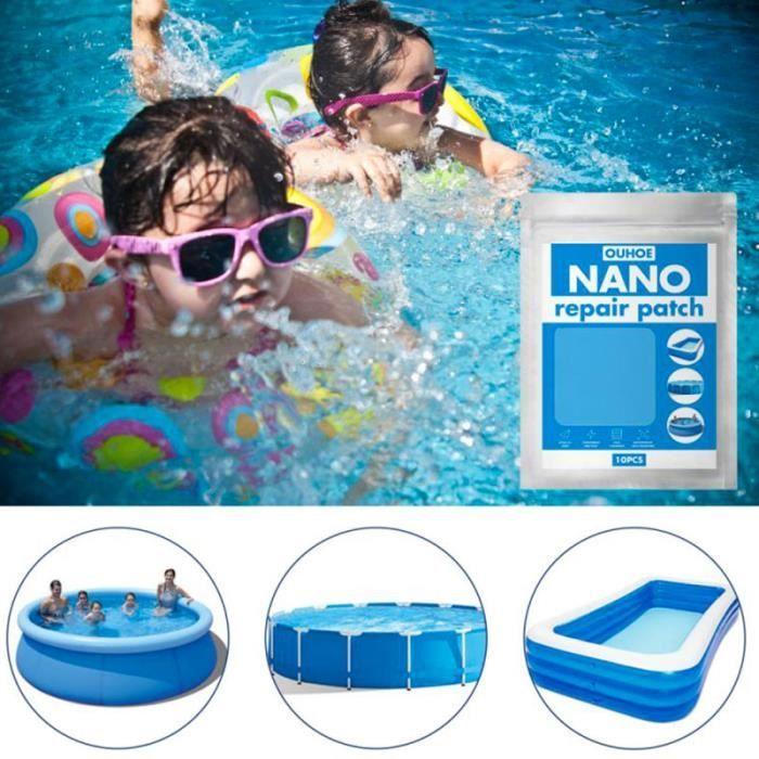 SHOP-STORY : SUPER NANO : 10 Waterproof Repair Patches for Pools, Buoys, Mattresses