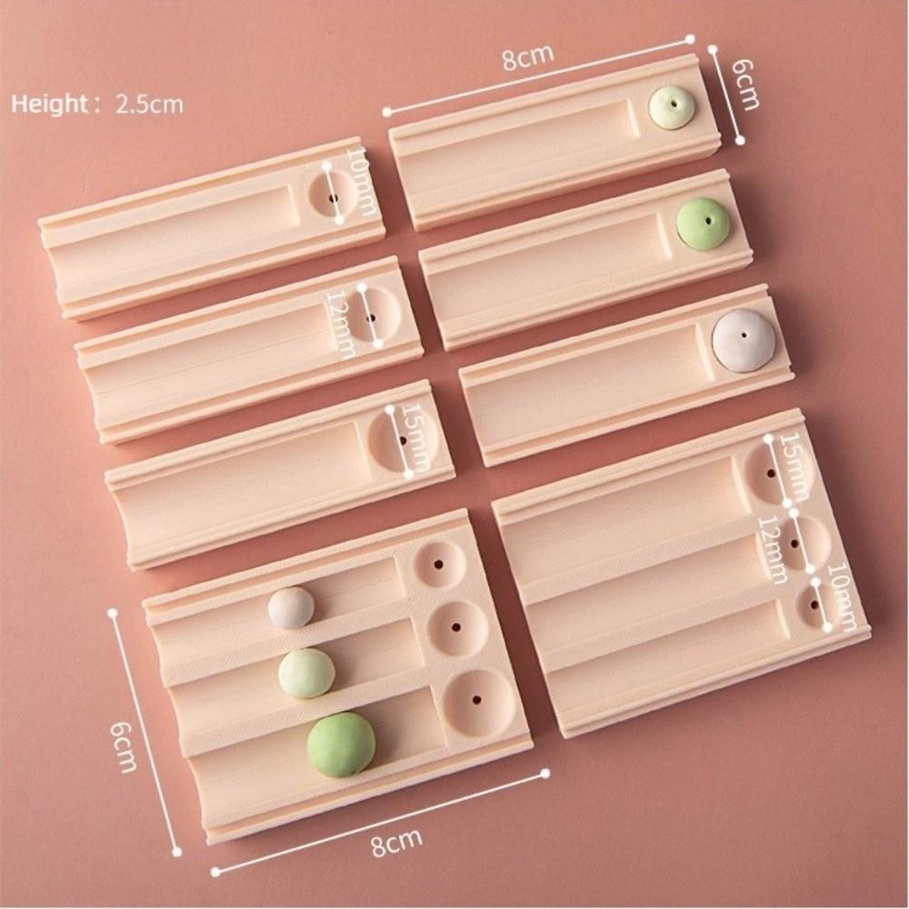 Инструмент для пробивания глиняных шариков, инструмент для изготовления глиняных бусин с дыроколом, форма для катания шариков, полимерная глина, бусина