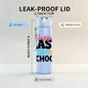 1PC Happy Last Day Of School Text 750ml Color Plastic Sports Water Bottle Leakproof Flip Straw Lid Suitable for Sports Office Home Use