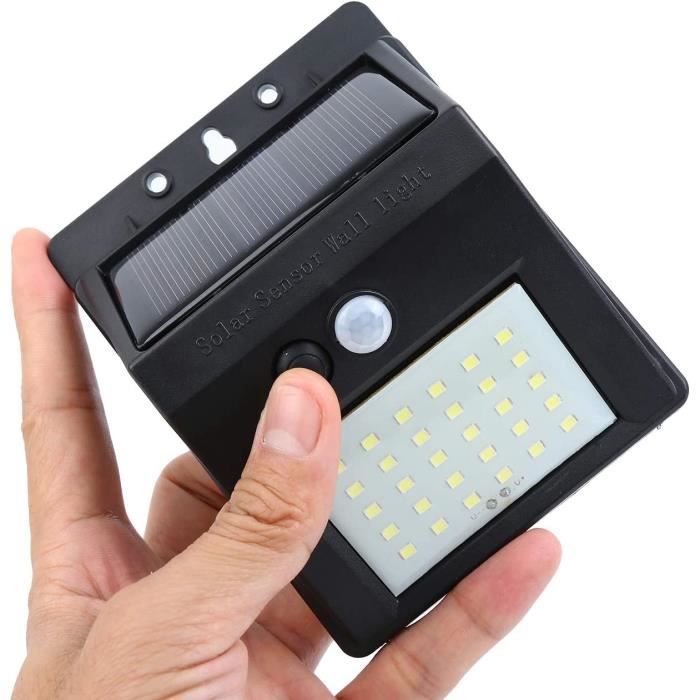 Lampe Solaire - H-YEEU - 30 LED - IP65 Etanche - Détecteur de Mouvement - Extérieur