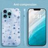 Trendy Blue Star Luck for iphone 17 case for coque iphone Fashion Case fundas Glass for iPhone 17 16 15 14 13 12 11pm Pro Plus