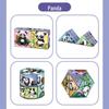 Panda Pattern 3D Magic Cube - Geometric Building Blocks for Creative Play & Learning