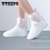 Rain Boot Cover Waterproof Non-slip Shoe Cover Men Women Adult Children Mid-high Tube Water Shoes Wear-resistant Rain-proof Thick Shoe Cover