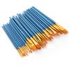 50 PCS Nylon Hair Paint Brushes Set Artist Paintbrush Lot Multiple Mediums Brushes for Watercolor