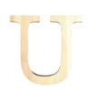 LETTER U - 11.5 CM - WOOD