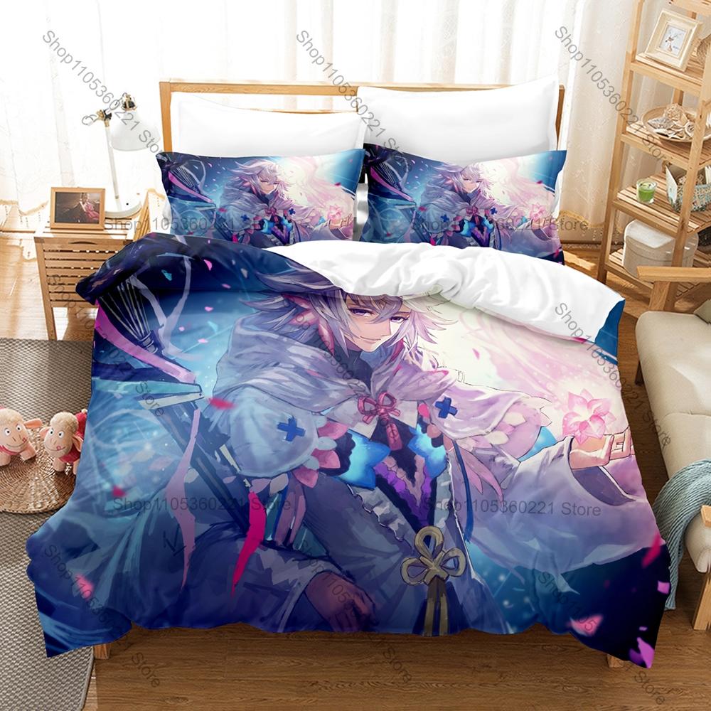 Cool Fate Grand Order FGO Popular Servants HD Print Bedding Set Duvet Cover + 2 Pillowcases Polyester Anime Game Room Decor