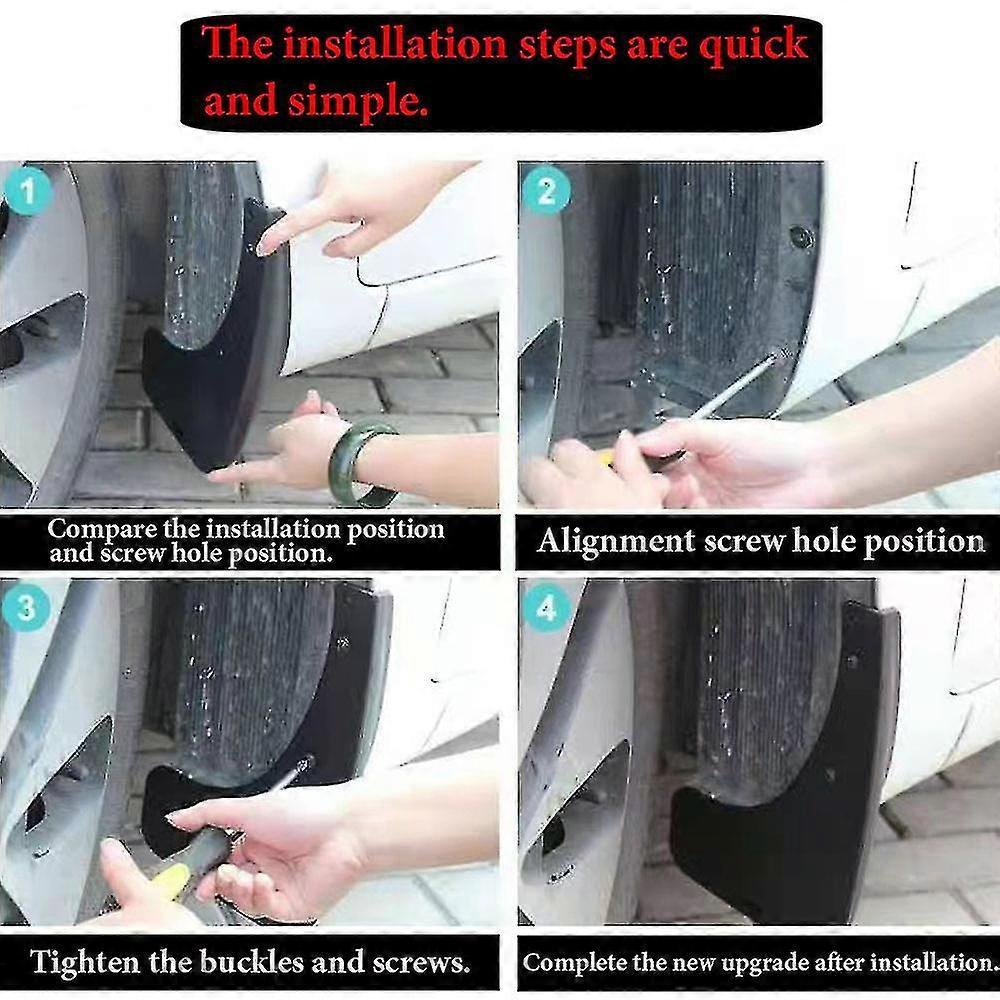 Car-styling 2011-2016 For Bmw 5 Series F10 F11 Mudguard Fender Mudflaps Guard Splash Mud Flap Car Accessories Front Rear