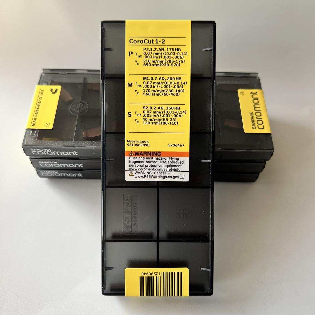 SANDVIK / N123E2-0224-0002-GF 1125 / Original Swedish hard alloy blade 10 Pcs