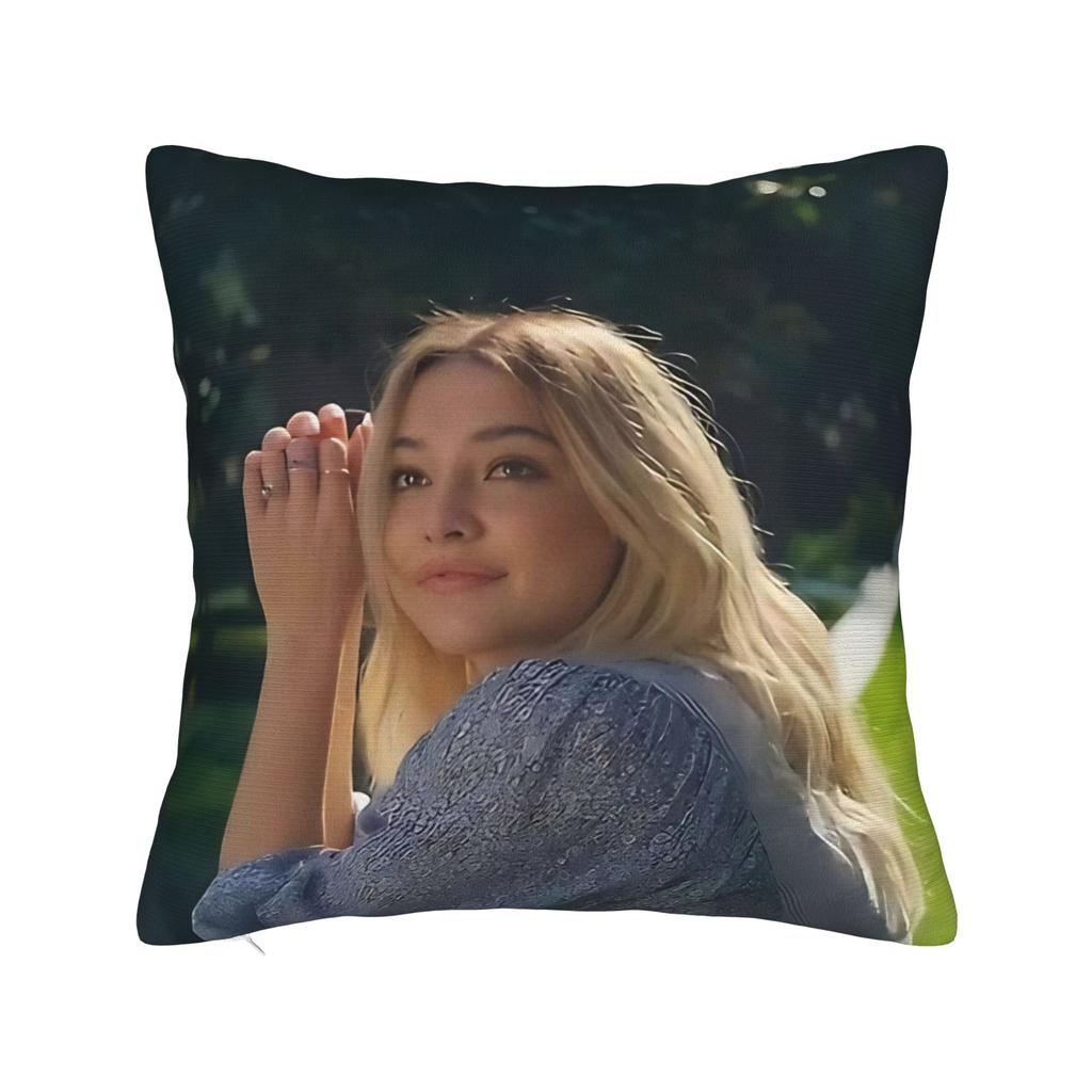 Madelyn Cline Beautiful Actress Poster Pillow Cover Kawaii Pillow Case For Sofa Bedroom Home Decor Design Pillowcases Gift Idea