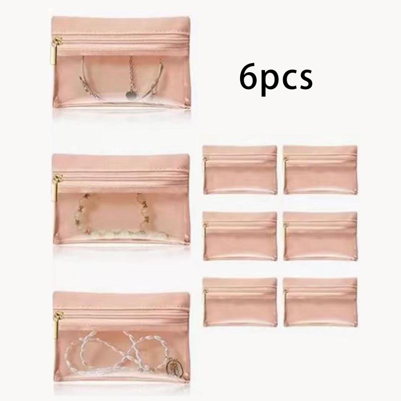 Пакеты с застежкой-молнией Мешочек для хранения браслетов, ожерелий, серег Упаковочный пакет для бизнеса Подарок для ювелирных изделий Розничная витрина