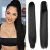 Synthetic Artificial Claw Ponytail Wig Fake Ponytail Wig Female Black Hair Extension Long Straight Ponytail Color To Choose