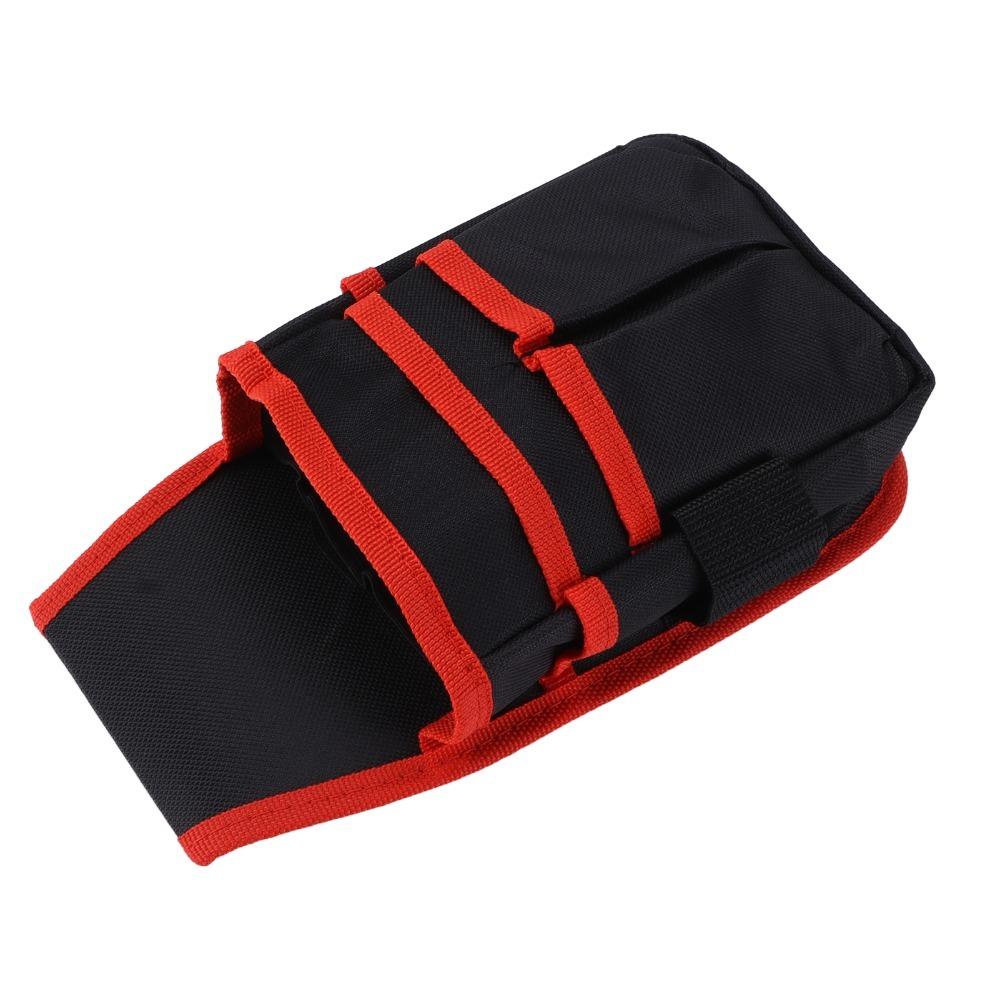 6 Pocket Tool Pouch Oxford Cloth Utility Tool Belt Tool Waist Bag for Electrician Technician