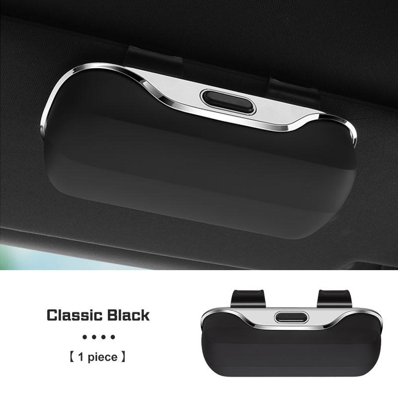 Car Visor Glasses Box Portable For BMW E38 E46 F15 E90 E92 E87 G20 G30 1 3 5 7 Series X1 X3 X5 Sunglasses Holder Eyeglasses Case