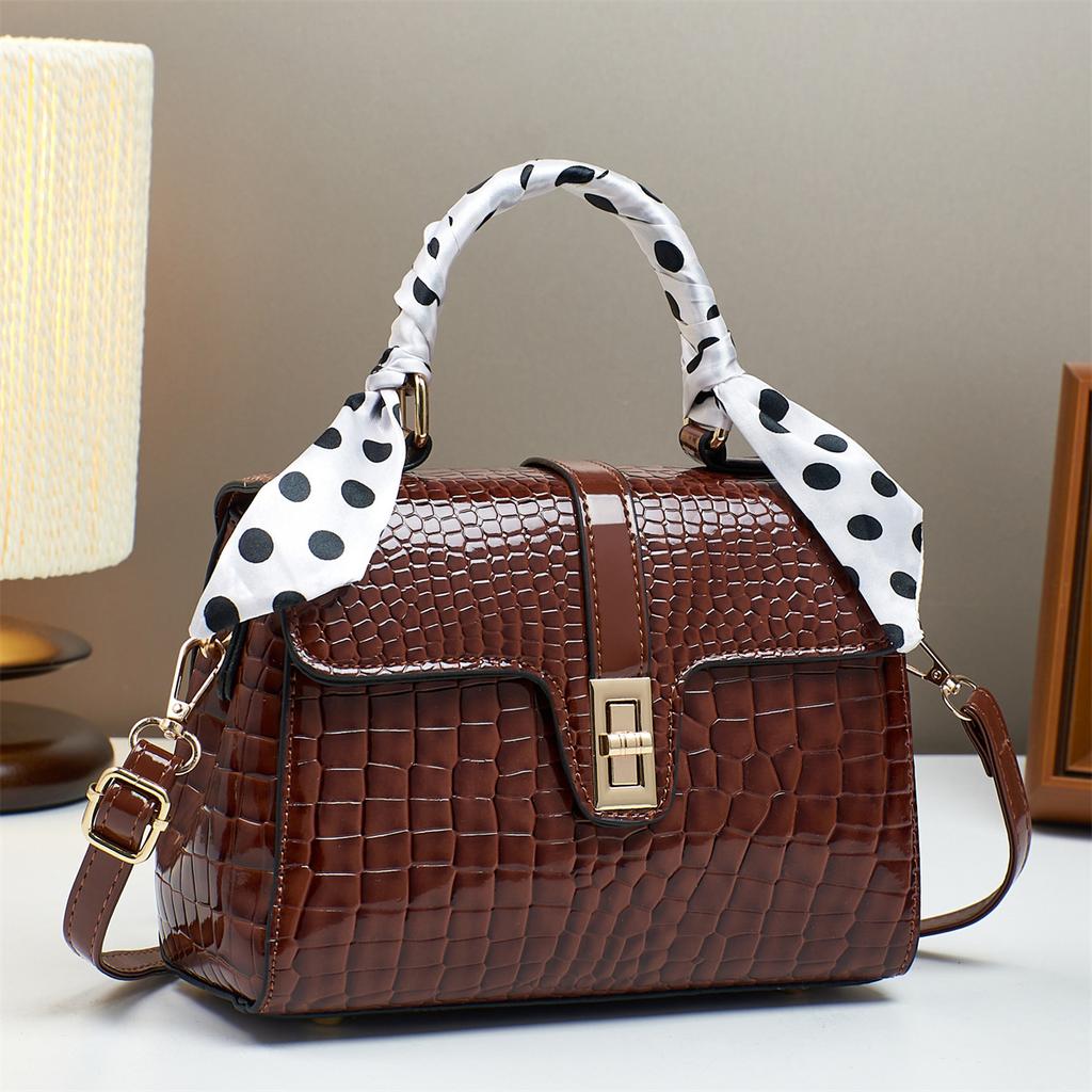 Новая сумка через плечо Stone Grain Trend Niche Patchwork Design Fashion All Hand Small Square Bag Crossbody Bag