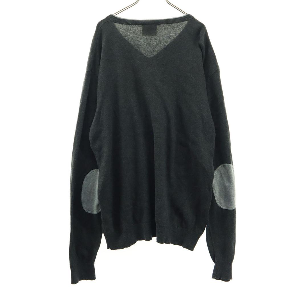 BORUSSIA DORTMUND Elbow Patch One Point Embroidery Football Long Sleeve V Neck Knit Men's Used