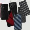 Черный резной плетеный текстурный чехол для телефона для Samsung A73 A72 A71 A55 A54 A53 A52 A51 A13 A22 A16 A15 A12 A14 A26 A07 5G Черный