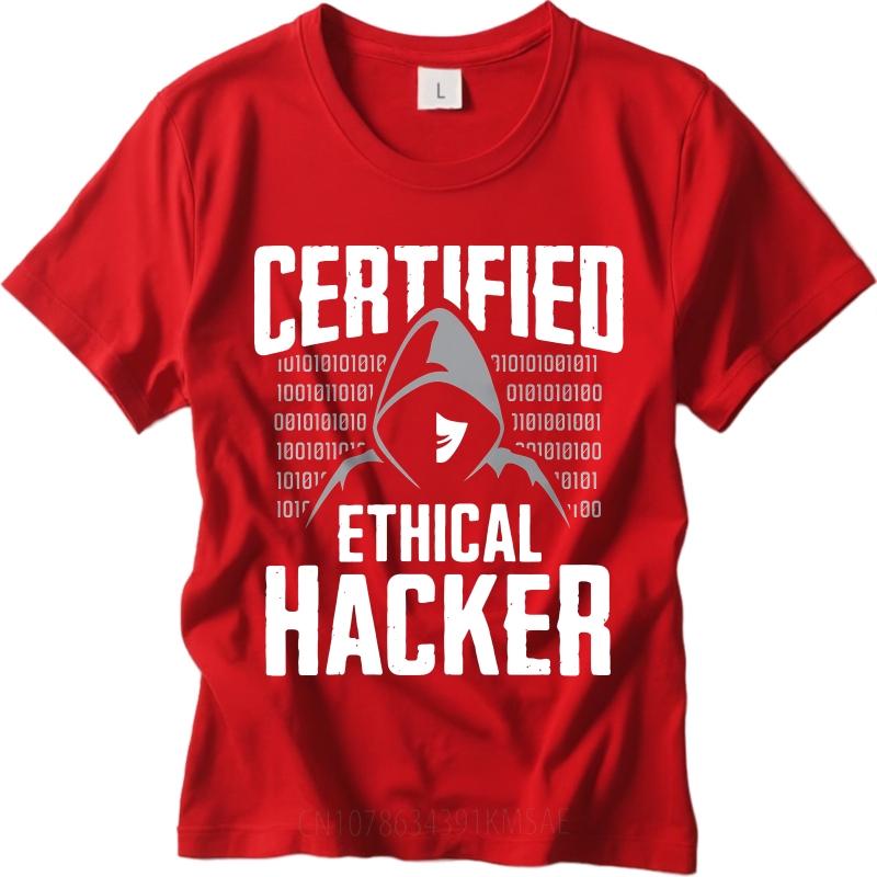 2026 New Style Certified Ethical Hacker Unisexs TShirt HighQuality Fashion Print Round Neck Unisexs and Womens Matching TShirt