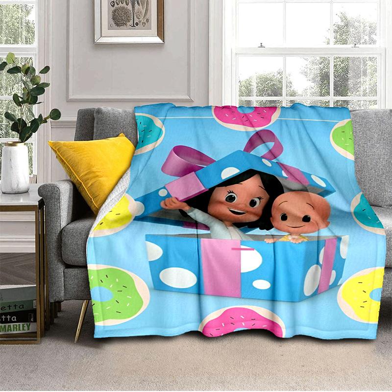 Cleo And Cuquin Blanket Suitable for Sofas, Beds, Offices, And Camping - Perfect Gift for Halloween Christmas