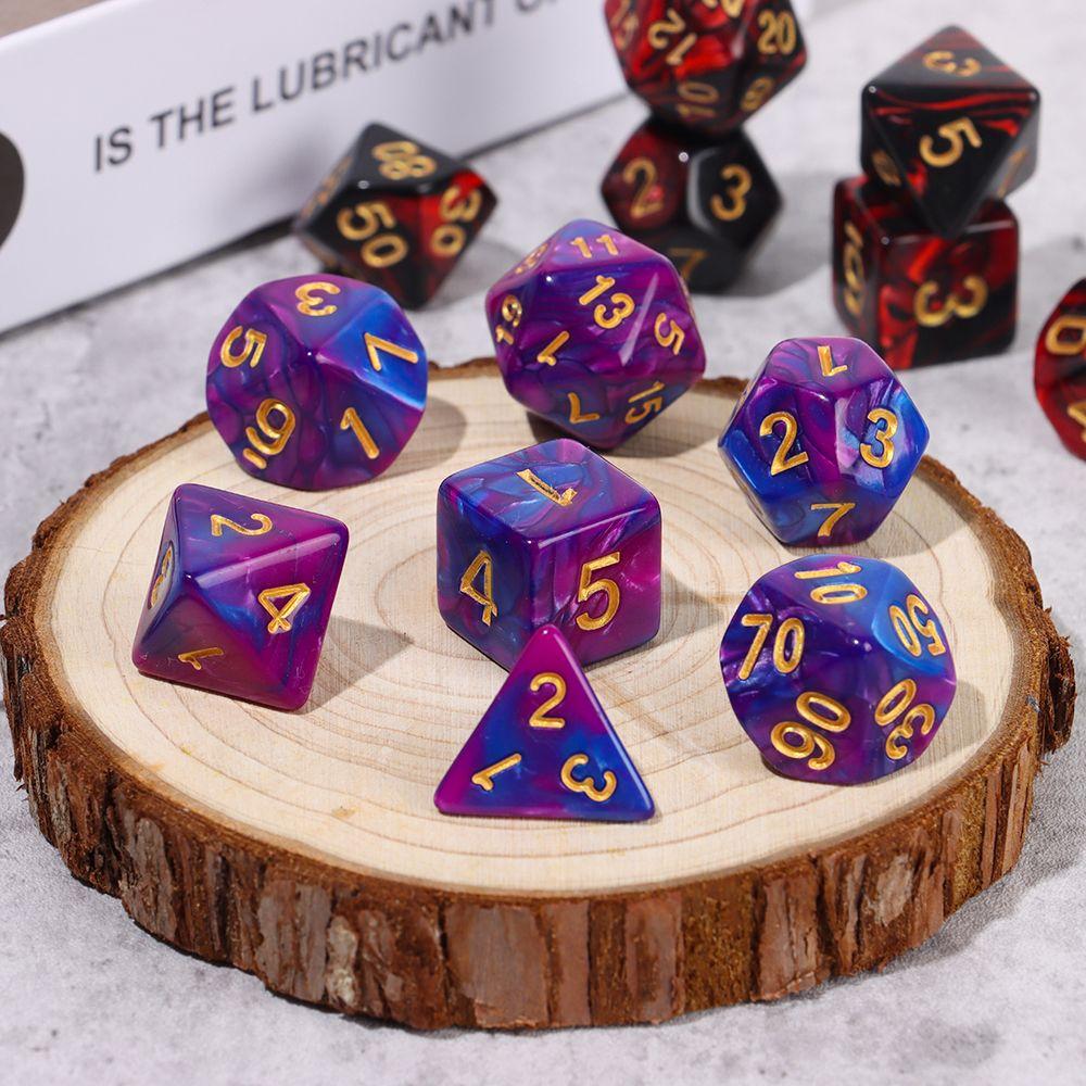 Game Accessory Two-color Dice Set Game Accessory Leisure Entertainment Toys Party Supplies