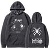 Singer Cazzu Latinaje Album 2025 Vintage Graphic Hoodie Men Women Aesthetics Pullover Winter Casual Fleece Hip-hop Sweatshirts