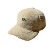 New Hat for Women In Autumn and Winter Love Wide Brim Peaked Hat Winter Warm Thickened Big Head Circumference Small Baseball Cap Showing Face