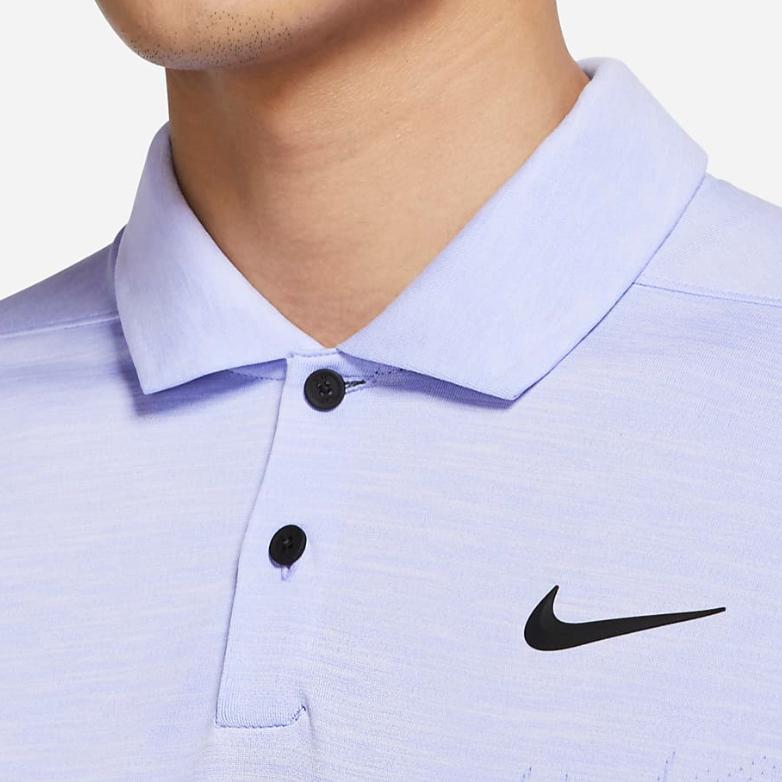 Nike Dri-FIT ADV Однотонная рубашка-поло для гольфа Мужские топы Фиолетовый DN2244-580