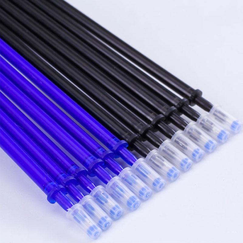 0,5 мм школьные офисные ручки сменные стержни стираемые ручки набор 20/40 шт ластик синий черный моющийся