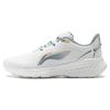 New LiNing Soft Cushioning, Slip Resistant, And Abrasion Resistant Low Top Training Sprint Running Shoes Men's Mist White ARST047-3