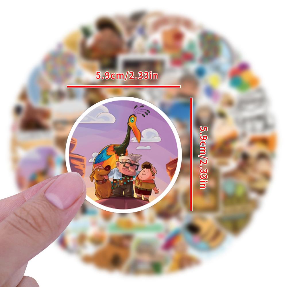 50 Стикеры-дудлы Pixar Up Pixar Up Скутер Ноутбук DIY Стикеры