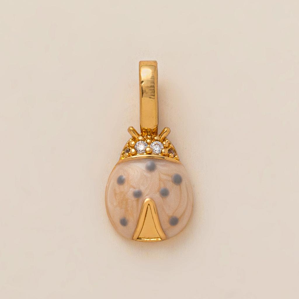 Heart-Shaped Ladybug DIY Pendant Charms Cute Trendy Jewelry Making Accessories jewelry supplies