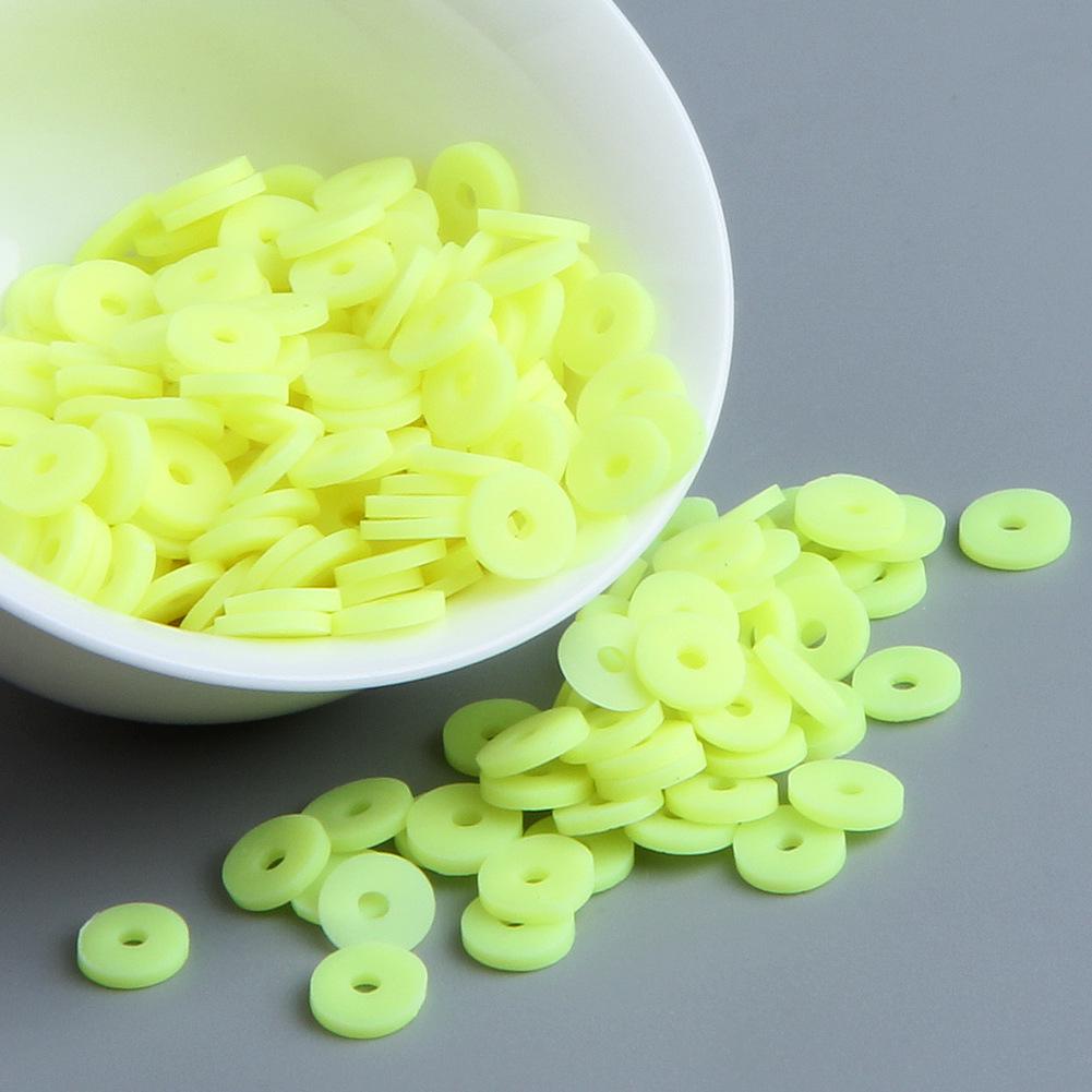 10 г бусин из полимерной глины сплошного цвета для браслетов и ожерелий - Разделительные бусины ручной работы