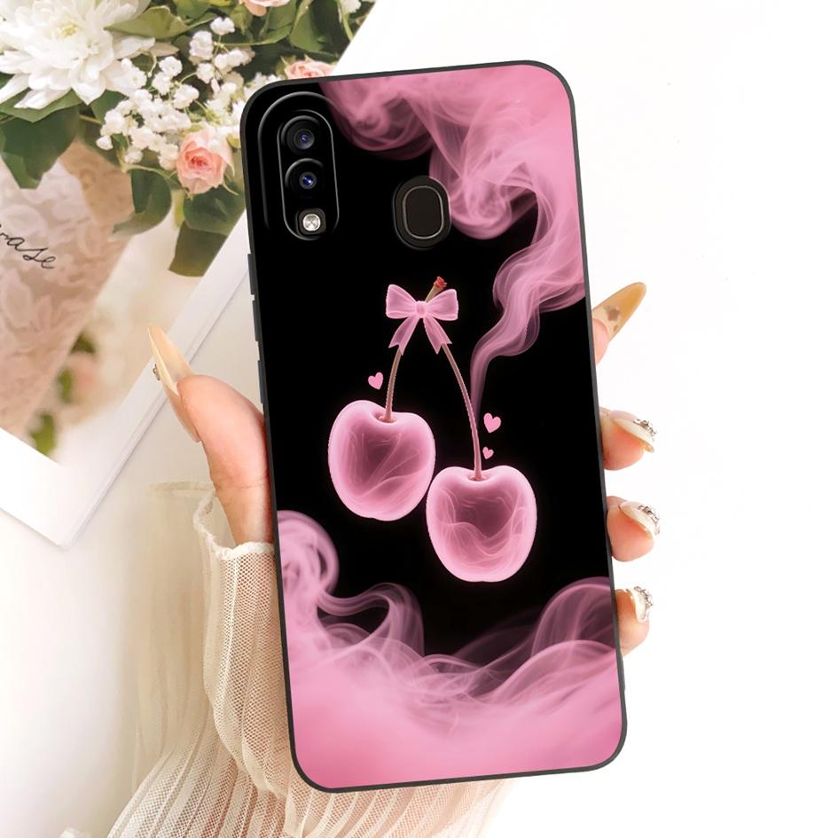 Чехол для Samsung Galaxy A20 A20e A20s Обложка SM-A202F SM-A205F SM-A207F Милый Мультяшный Кот Ударопрочный Бампер для Samsung A30 Fundas