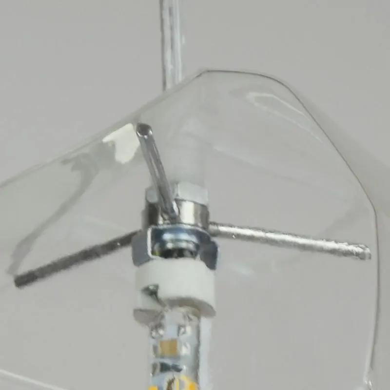 Современная простая витражная люстра Креативная гостиная Столовая Интерьер Украшения Светильники Люстра IceCube