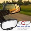 Rectangular Car Blind Spot Rearview Mirror Easy To Install Adjustable Angle Auto Convex Wide Angle Side Rearview Mirror