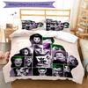 3pcs Joker pattern bedding set duvet cover set includes duvet cover &pillowcases, perfect all season bedroom decoration & gift