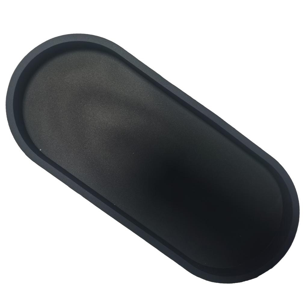 Большой овальный силиконовый поднос, удобные подносы для хранения ювелирных изделий, органайзер для ванной комнаты, эллиптический поддон для ароматерапии