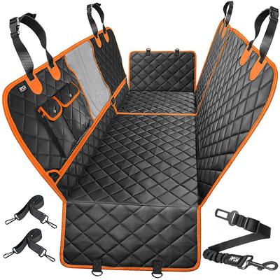 Чехол для автомобильного коврика для собак на заднее сиденье и багажник, водонепроницаемая защита для собак 4-в-1